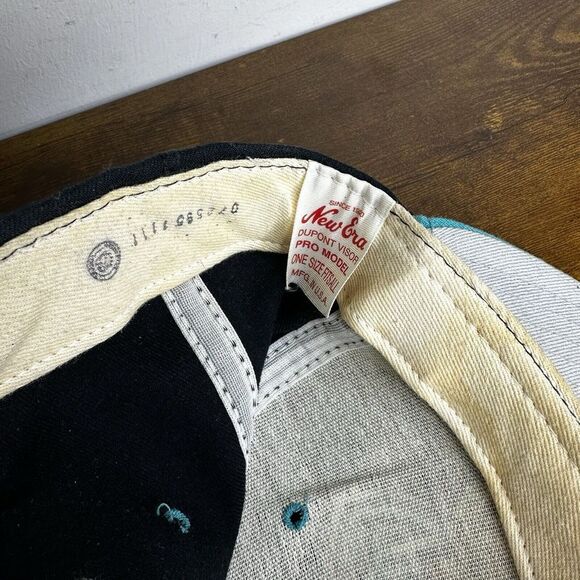 1994 Vancouver Grizzlies New Era Snapback Hat Signed By Bryant Reeves Vintage - Picture 9 of 11